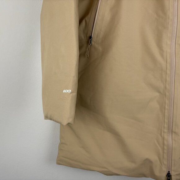 The North Face Mountain Range Down Parka Coat Khaki Stone Sz XXL NWT $400 - Picture 7 of 16